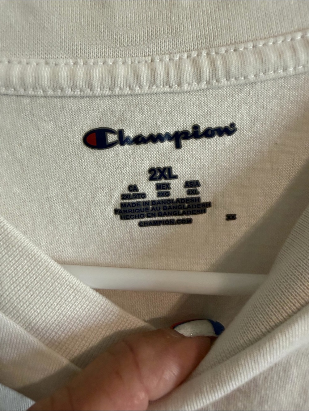 Champion White Short Sleeve Pocket Tee with Orange Longhorn Logo - Picture 3 of 6